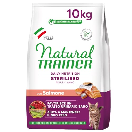 Trainer Natural Sterilised Erwachsene mit Lachs und Erbsenfaser 10 kg, 10.000 g Trainer Natural Sterilised Erwachsene mit Lachs und Erbsenfaser 10 kg, 10.000 g von Trainer