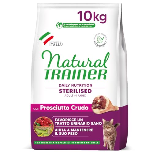 Trainer Natural Sterilised Erwachsene mit Rohschinken und Erbsenfaser 10 kg, 10.000 g Trainer Natural Sterilised Erwachsene mit Rohschinken und Erbsenfaser 10 kg, 10.000 g von Trainer