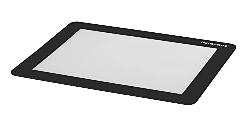 transotype Drawing Light, LED-Leuchttisch aus Acryl, DIN A3, extra flach, stufenlos dimmbar, flimmerfrei, inkl. Netzadapter mit Eurostecker von transotype