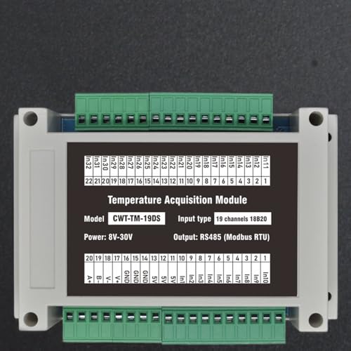 18B20 RS485-Modbus-Temperaturerfassungsmodul mit 19 Kanälen 18B20 RS485-Modbus-Temperaturerfassungsmodul mit 19 Kanälen von trathielec