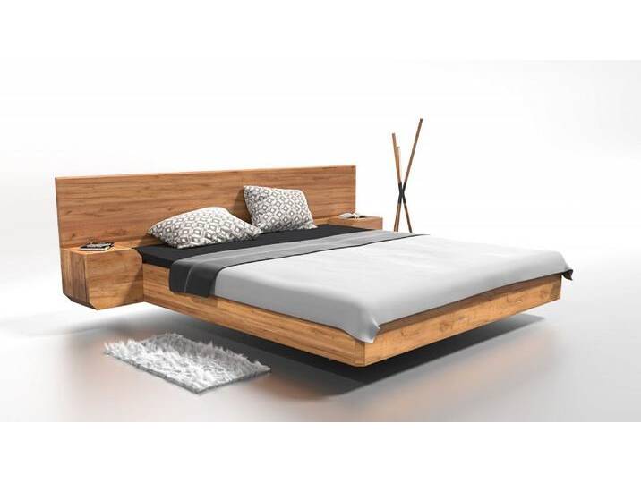 Massivholzbett MUTOMBO Kirsche 140x200 von traumwood