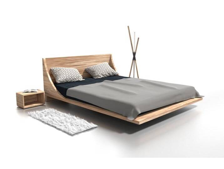 Massivholzbett RUSS Esche 180x200 von traumwood