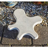 Beton-Gartenstein „Klacks". Handgegossen, Als Freche Dekoration Im Garten von travedock8