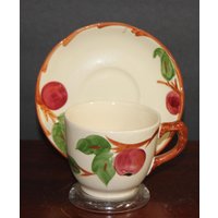 Vintage Franziskaner Apfel Tasse & Untertasse Set - Und Untertasse, Hergestellt in Den Usa Old Mark von treasuresfromtheuk