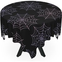 Spinnennetz Tischdecke~Gespenstisch|Pastell|Halloween|Kawaii Goth Home Decor von treasurestobefound
