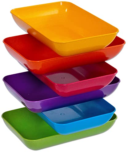 Betzold - Materialschalen-Set aus treeNside-Material 6 Stück - Bastelschalen Plastikschalen Kindergarten von Betzold