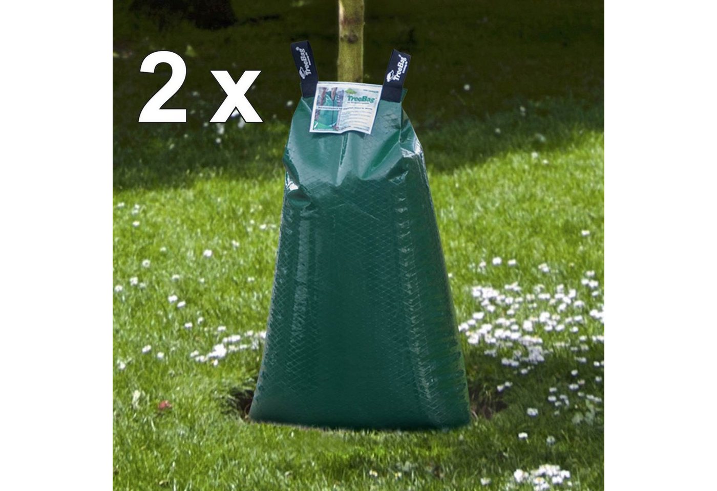 treebag Bewässerungssystem treebag Bewässerungssack Wassersack Bewässerungssystem aus Polyethylen, (2-tlg), PE-Folie von treebag