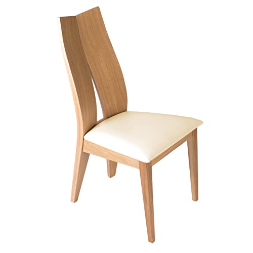 Esszimmerstuhl Küchenstuhl aus Kunstleder Massivholz Designerstuhl 1x Stuhl e193 