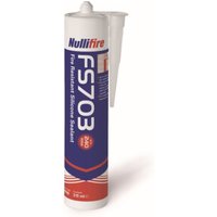 NULLIFIRE Silikondichtstoff FS 703 Feuerwiderstandsfähig 1-Komponentig weiß 310ml von tremco illbruck