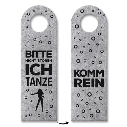 10x Bitte Nicht stören ich tanze! - Türhänger 10x Bitte Nicht stören ich tanze! - Türhänger von trendaffe