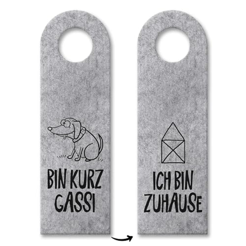 10x Ich bin Zuhause oder kurz Gassi 10x Ich bin Zuhause oder kurz Gassi von trendaffe