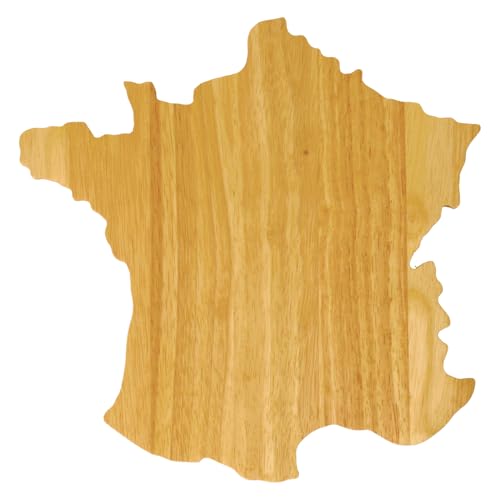 French Cheese Schneidebrett aus Holz - Frankreich Küchenbrett Hackbrett Arbeitsplatte von trendaffe