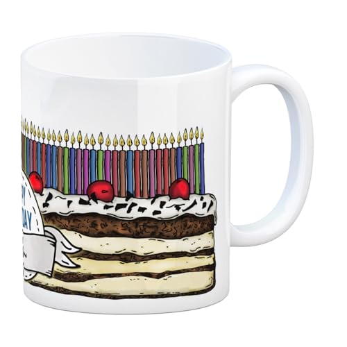 Geburtstagstorte Kaffeebecher zum 67. Geburtstag mit 67 Kerzen Tasse Becher mug Geburtstagstorte Kaffeebecher zum 67. Geburtstag mit 67 Kerzen Tasse Becher mug von trendaffe
