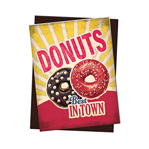 Kühlschrankmagnet mit American Diner Classics - Donuts Motiv von trendaffe