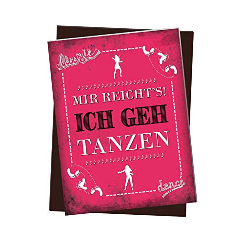 Kühlschrankmagnet mit Spruch: Mir reicht's! Ich GEH tanzen Kühlschrankmagnet mit Spruch: Mir reicht's! Ich GEH tanzen von trendaffe