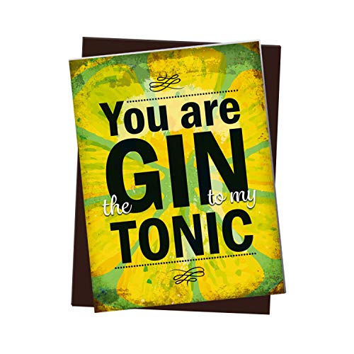 Kühlschrankmagnet mit Spruch: You Are The Gin to My Tonic von trendaffe