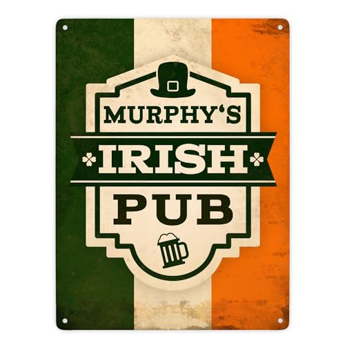 Metallschild XXL mit Murphy's Irish Pub Motiv von trendaffe