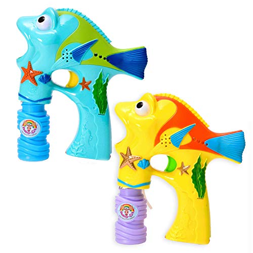 trendaffe 2er Set Fisch Seifenblasenpistolen mit Licht und Sound - Fishy Seifenblasen Pistole trendaffe 2er Set Fisch Seifenblasenpistolen mit Licht und Sound - Fishy Seifenblasen Pistole von trendaffe