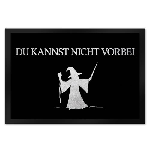 trendaffe Du Kannst Nicht vorbei Fußmatte XL mit Zauberer Motiv trendaffe Du Kannst Nicht vorbei Fußmatte XL mit Zauberer Motiv von trendaffe