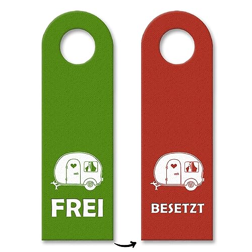 trendaffe - Frei oder Besetzt Camping-Türhänger in grün-rot Camping Klo Toilette Wohnmobil trendaffe - Frei oder Besetzt Camping-Türhänger in grün-rot Camping Klo Toilette Wohnmobil von trendaffe