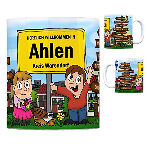 trendaffe Herzlich Willkommen in Ahlen Westfalen Kaffeebecher von trendaffe