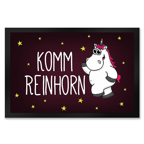 trendaffe - Komm Reinhorn Fußmatte XXL mit Einhorn Motiv trendaffe - Komm Reinhorn Fußmatte XXL mit Einhorn Motiv von trendaffe