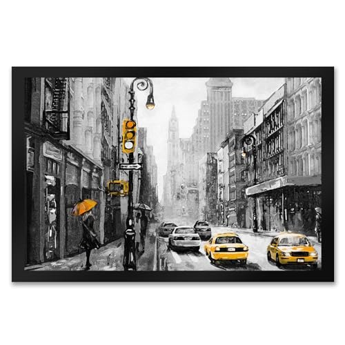 trendaffe New York City Taxi Fußmatte XXL von trendaffe