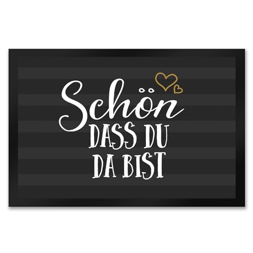 trendaffe - Schön DASS du da bist Fußmatte XXL trendaffe - Schön DASS du da bist Fußmatte XXL von trendaffe