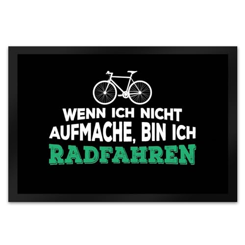 trendaffe Wenn ich Nicht aufmache Bin ich Radfahren Fußmatte XL mit Fahrrad Motiv trendaffe Wenn ich Nicht aufmache Bin ich Radfahren Fußmatte XL mit Fahrrad Motiv von trendaffe