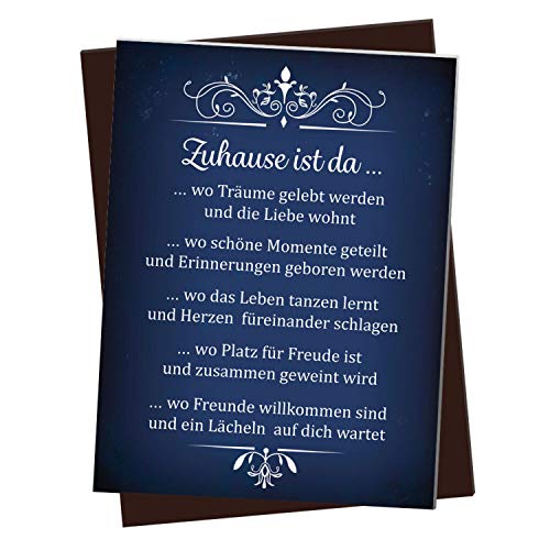 trendaffe - XL Kühlschrankmagnet mit Spruch: Zuhause ist da. trendaffe - XL Kühlschrankmagnet mit Spruch: Zuhause ist da. von trendaffe