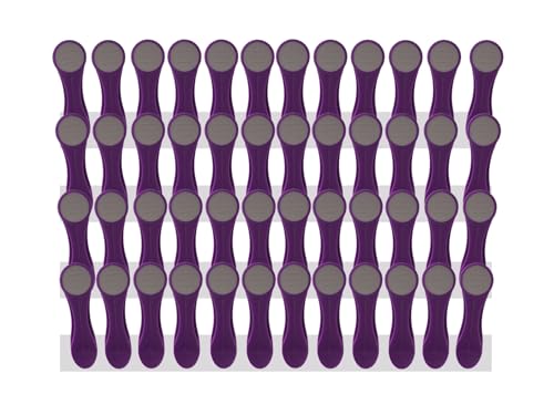 48 Wäscheklammern Wäscheclips mit Druckfedern aus Edelstahl und Soft Grip Softgrip Soft Touch Softtouch Flieder Grau von trendfinding