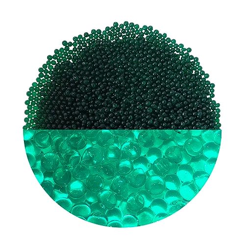 trendfinding 100 g wasserspeicherndes Deko Granulat Meergrün, Korngröße 3.5-4 mm, Dekoration für Blumen und Pflanzen, 10 Liter sehr ergiebig, vielseitig einsetzbar von trendfinding