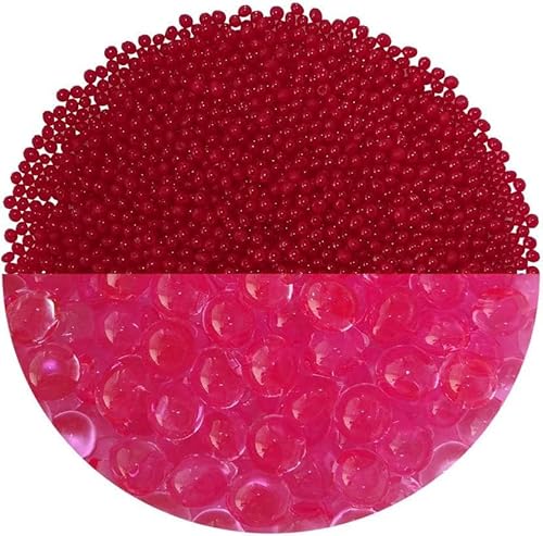 trendfinding 100 g wasserspeicherndes Deko Granulat Rosé-Rot Pink, Korngröße 3.5-4 mm, Dekoration für Blumen und Pflanzen, 10 Liter sehr ergiebig, vielseitig einsetzbar von trendfinding