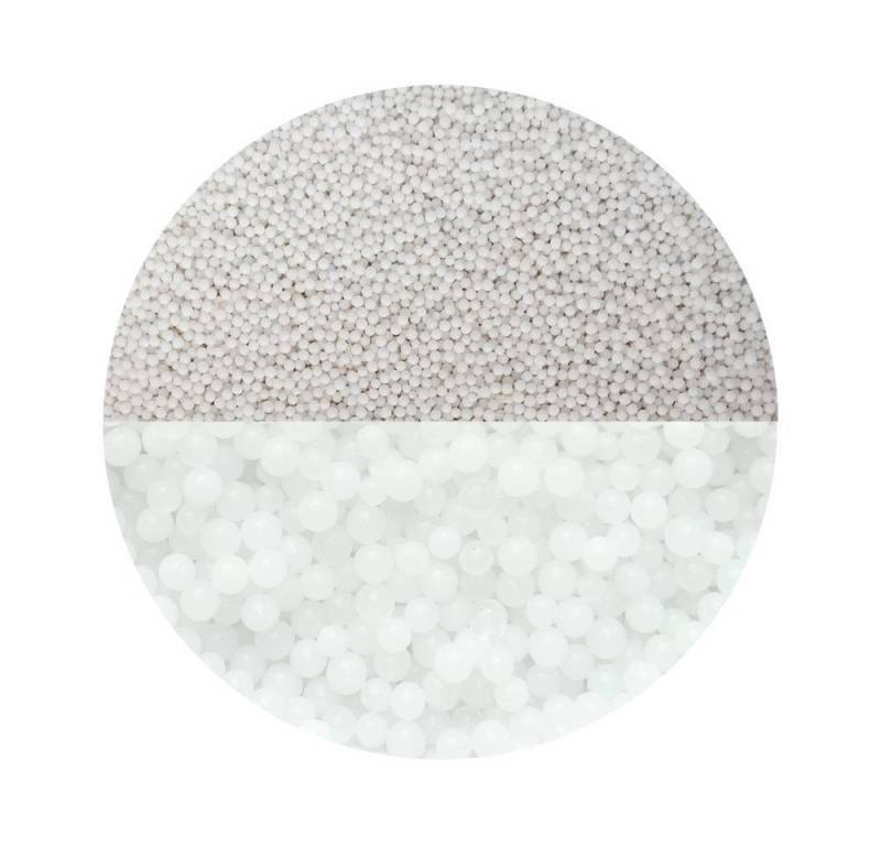 trendfinding Deko-Granulate 100 g Hydroperlen Deko Granulat, (1,5-2 mm, Weiß) von trendfinding