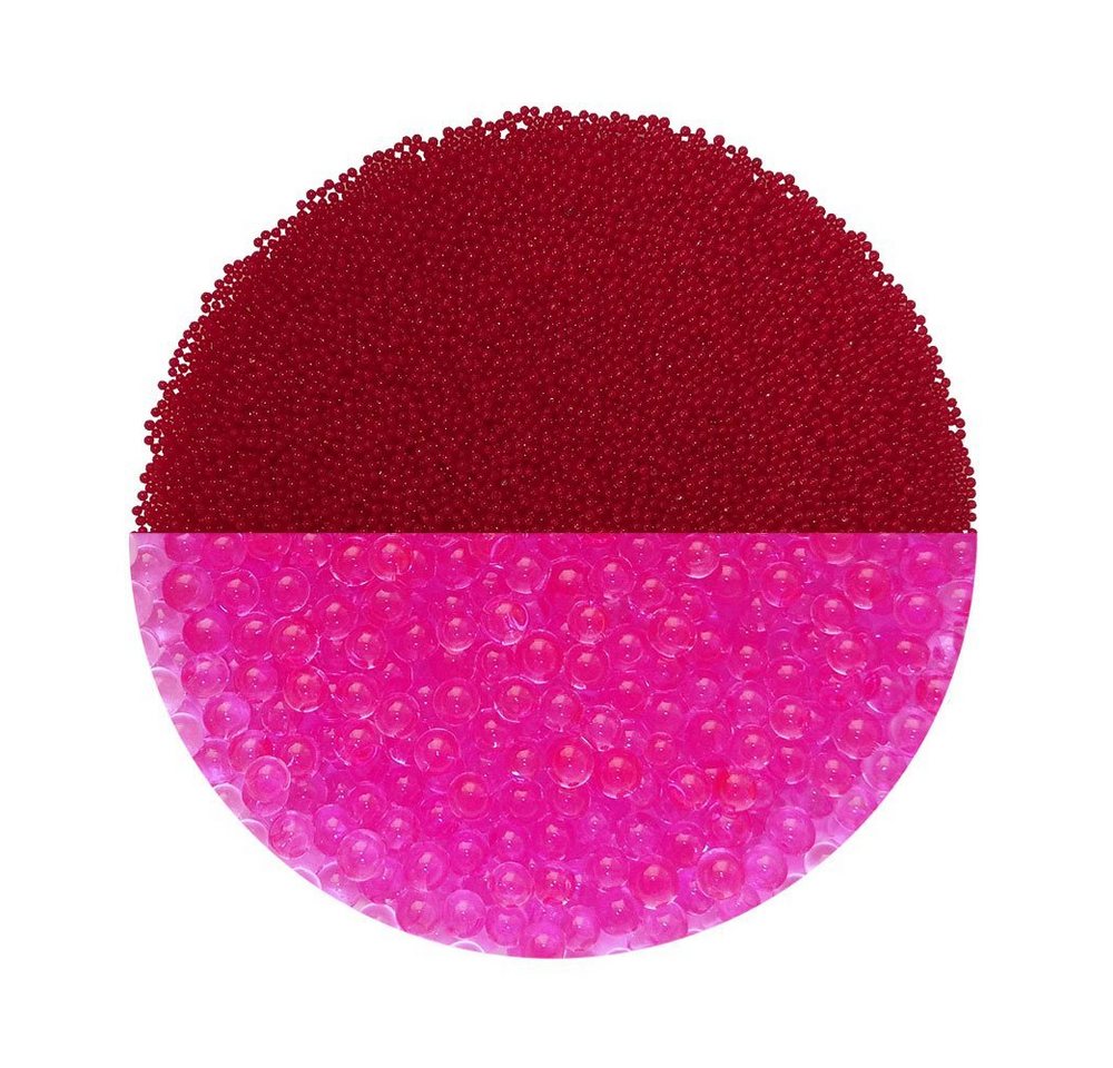 trendfinding Deko-Granulate Hydroperlen Granulat 1,5-2 mm Pink, (1,5-2 mm, Rosé-Rot) von trendfinding