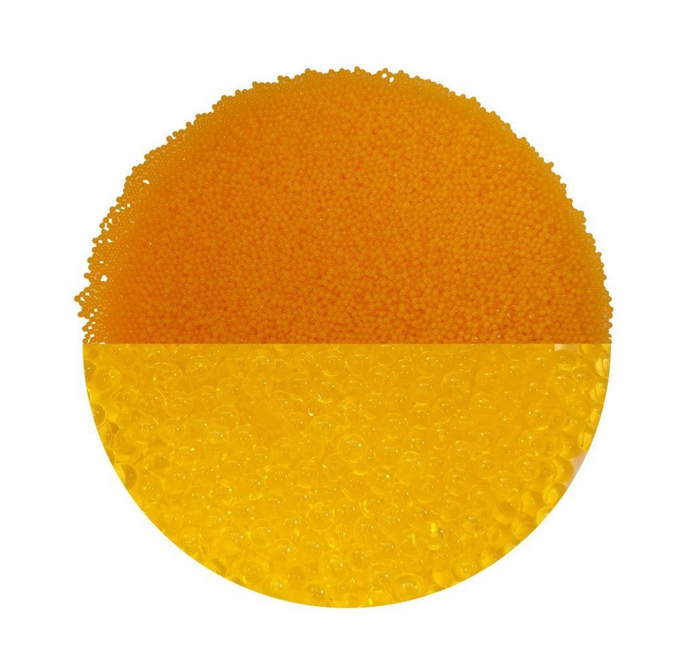 trendfinding Deko-Granulate Hydroperlen Granulat 1,5-2 mm Gelb-Orange, (1,5-2 mm, Gelb-Orange) von trendfinding
