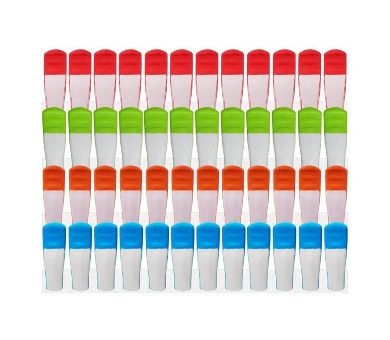 trendfinding Wäscheklammern Wäscheklammern mit Softgrip, Langlebigkeit durch neueste Klammertechnik von trendfinding