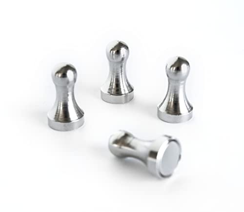 first4magnets™ TF-MM2019 Büromagnete in beliebter Form, 11,94, Kunststoff, Silber, 3.5 x 15.5 x 1.5 cm von trendform