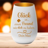 Dekolicht Bester Freund Glück Ist Einen Freund... Mit Deiner Wunschgravur Geschenke Für Den Besten von trendgravur