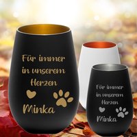 Erinnerungslicht Haustier Für Immer in Unserem Herzen Mit Wunschnamen Erinnerungslicht Haustier Für Immer in Unserem Herzen Mit Wunschnamen von trendgravur