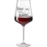 Weinglas Mit Spruch Time For Wine Rotweinglas Leonardo Gravur Geschenkidee Geburtstag von trendgravur