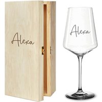 Weinglas Name Waagrecht Weißweinglas Mit Namensgravur Glasgravur Personalisiert Geschenkidee Optional Kiste Weinglas Name Waagrecht Weißweinglas Mit Namensgravur Glasgravur Personalisiert Geschenkidee Optional Kiste von trendgravur