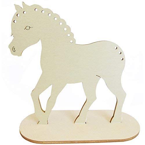 Pony Pferdedeko 3er Set Flechtmotive 14,5 x 15 cm Mitbringsel Mitgebsel Geschenk Kindergeburtstag von trendmarkt24