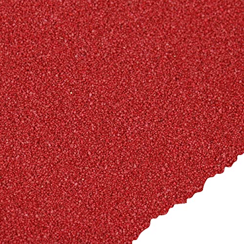 trendmarkt24 Farbsand rot 1000g | 1kg ca. 550 cm³ | Deko Sand rot für Bastelideen von trendmarkt24