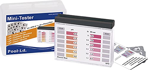 trendmile Premium Pooltester Mini-Tester für Chlor-Brom/pH mit je 20 Messtabletten trendmile Premium Pooltester Mini-Tester für Chlor-Brom/pH mit je 20 Messtabletten von trendmile