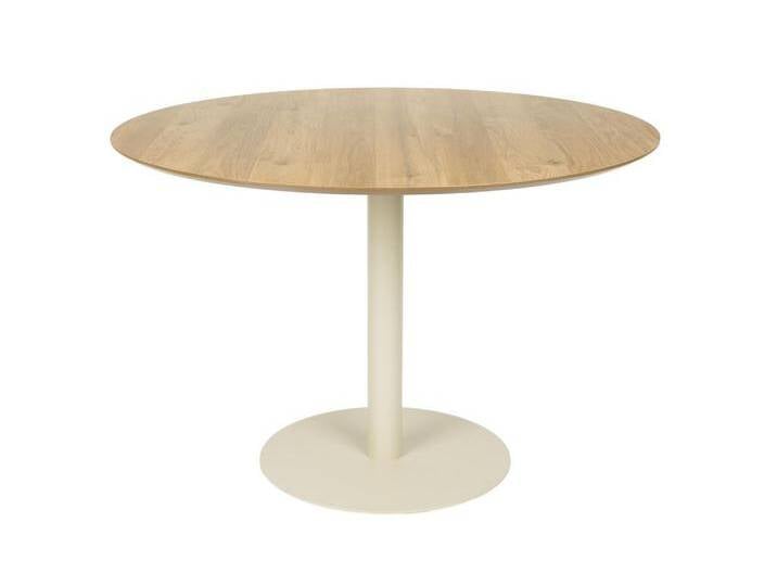 Design Esstisch Steven Rund & Minimalistisch für 4 Personen von trendmöbel24