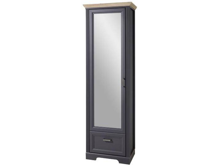Dielenschrank JASMIN mit Spiegel Farbe Graphit Absetzung Artisan Eiche Dielenschrank JASMIN mit Spiegel Farbe Graphit Absetzung Artisan Eiche von trendmöbel24
