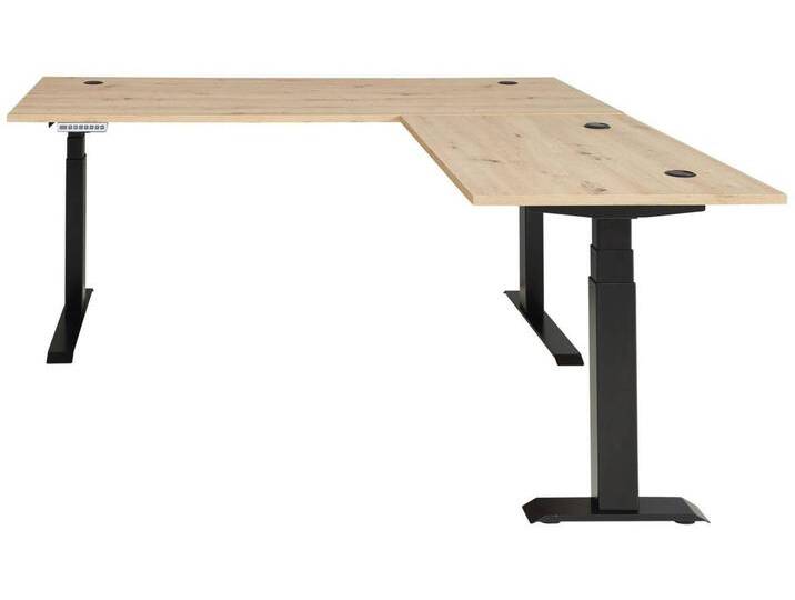 Höhenverstellbarer Eckschreibtisch MEMPHIS Artisan Eiche 185 x 177 cm Höhenverstellbarer Eckschreibtisch MEMPHIS Artisan Eiche 185 x 177 cm von trendmöbel24