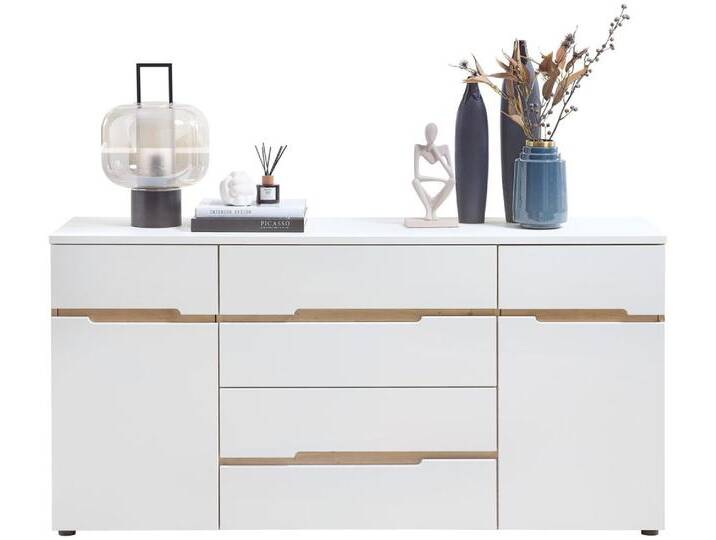 Sideboard MEMPHIS Weiß mit Artisan Eiche Nachbildung Sideboard MEMPHIS Weiß mit Artisan Eiche Nachbildung von trendmöbel24