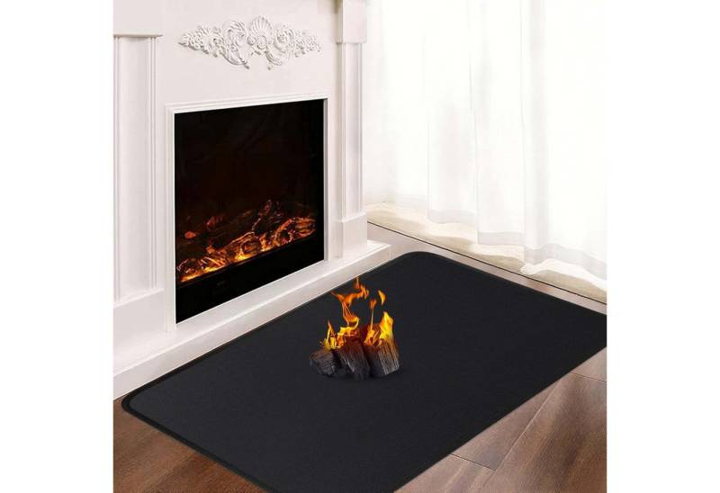 trends for living Bodenschutzmatte Feuerfeste Kaminmatte für Kamine Bodenblech Bodens Vor Funken 2 Größen von trends for living